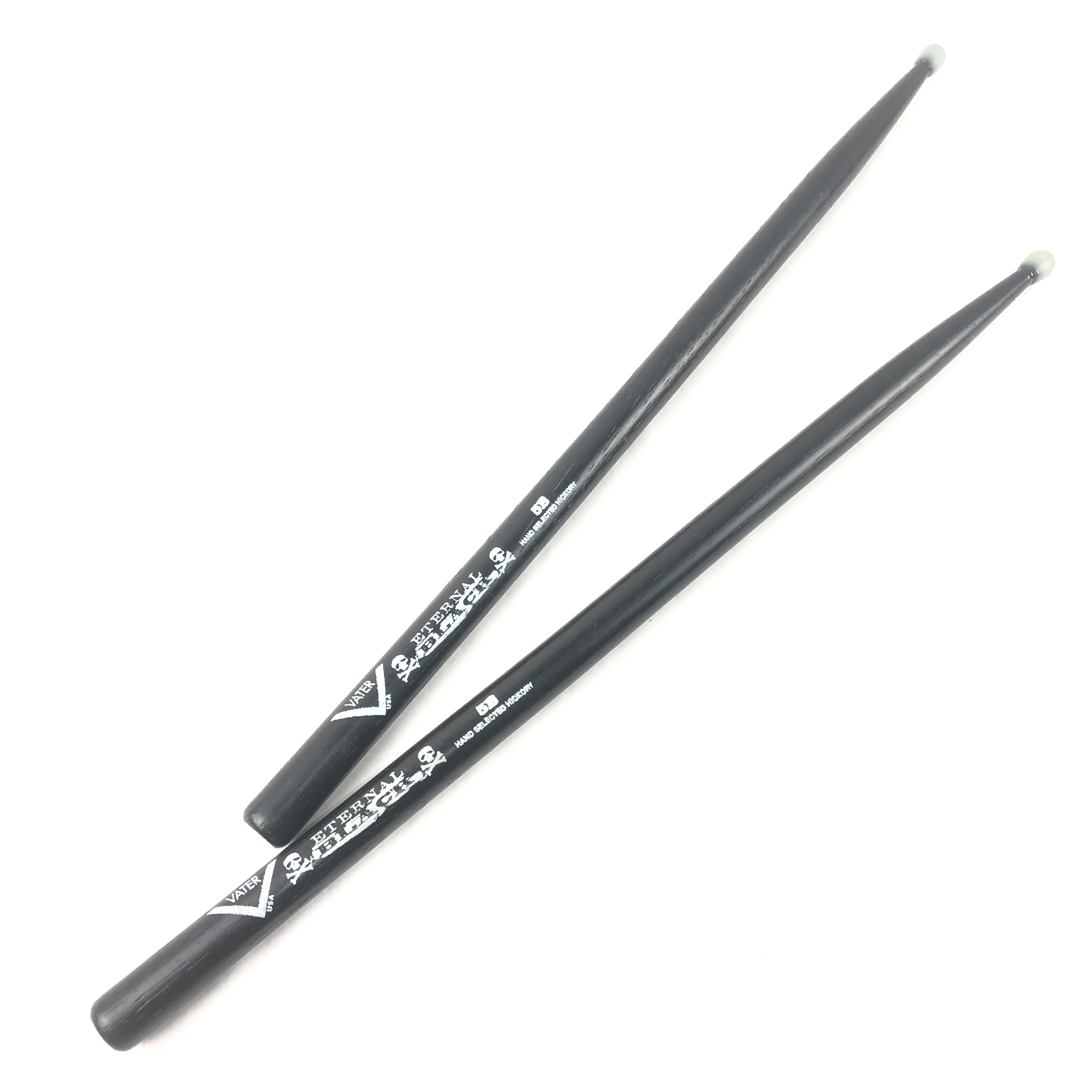 Vater VHPDN-5B Eternal Black Nylon Tip 5B Drumsticks